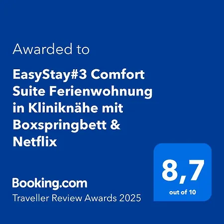 Easystay#3 Comfort In Kliniknaehe Mit Boxspringbett & Netflix