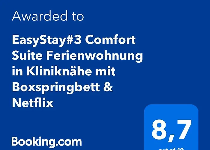 Easystay#3 Comfort In Kliniknaehe Mit Boxspringbett & Netflix